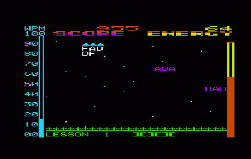 Type Attack screenshot 2 for Vic-20